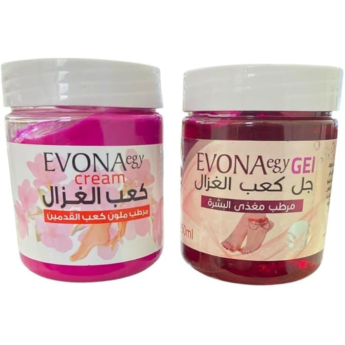 AVONA EVONA 2 PCS DEER HEEL MOISTURIZER GEL AND CREAM